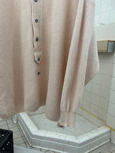 Load image into Gallery viewer, 1980s Marithe Francois Girbaud x Maillaparty Pink Half Buttoned Collared Sweater - Size L