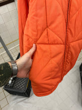 Load image into Gallery viewer, 1990s Armani Orange Quilted Bomber Jacket - Size XL