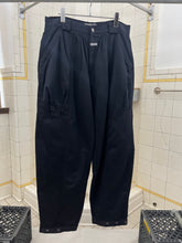 Load image into Gallery viewer, 1980s Marithe Francois Girbaud Black Paneled Trousers with Adjustable Synch Hem Detail - Size L