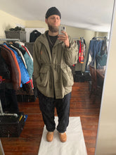 Load image into Gallery viewer, 1990s Katharine Hamnett Khaki Silk Military Parka - Size XL
