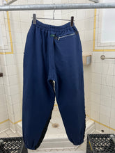 Load image into Gallery viewer, 1990s Vintage Destroy Navy Two-Tone Nylon Cotton Sweatpants - Size L