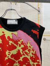 Load image into Gallery viewer, 1990s Vexed Generation Printed Mesh Shirt with Cutoff Sleeves - Size S