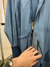 Load image into Gallery viewer, 1980s Katharine Hamnett Aqua Blue Silk Flight Suit - Size OS
