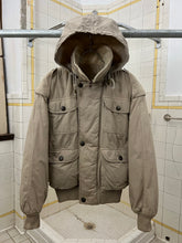 Load image into Gallery viewer, 1980s Armani Cropped Bomber with Packable Hood - Size M