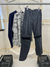 Load image into Gallery viewer, 2000s Lad Musician Gunmetal Modular Zip Offs with Pill Embroidery - Size M