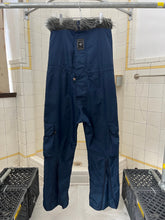 Load image into Gallery viewer, 1990s Dexter Wong Nylon Cargo Waders with Faux Fur Trim - Size L