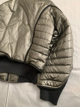 Load image into Gallery viewer, aw1994 Issey Miyake Dual Zip Robocop Bomber with Coated Nylon - Size XL