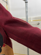 Load image into Gallery viewer, ss2002 Yohji Yamamoto Maroon Silk Gauze Saeko Jacket - Size L