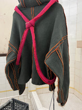Load image into Gallery viewer, Seeing Red Green Dyed Elephant Trunk Hoodie with Red Token Bag - Size OS