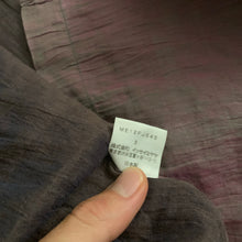 Load image into Gallery viewer, 2000s Issey Miyake Iridescent Plum Crinkled Shirt - Size L