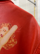 Load image into Gallery viewer, aw1991 Yohji Yamamoto 6.1 The Men 22nd Century Sweetheart Pin Up Leather Jacket - Size OS