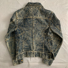 Load image into Gallery viewer, ss2007 Issey Miyake Rose Embossed Paneled Denim Jacket - Size XS