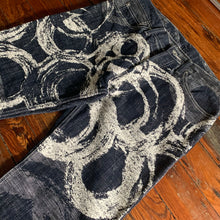 Load image into Gallery viewer, aw2012 Issey Miyake APOC Abstract Circle Graphic Denim - Size M