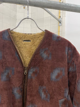 Load image into Gallery viewer, 1990s Armani Graphic Corduroy Liner Jacket with Fleece Lining - Size M