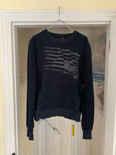 Load image into Gallery viewer, 2000s Bernhard Willhelm Faded Aqua Insideout Crewneck with Kangaroo Pocket - Size M