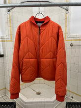 Load image into Gallery viewer, 1990s Armani Orange Quilted Bomber Jacket - Size XL