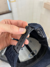 Load image into Gallery viewer, 2000s Oakley Navy Corduroy Logo Cap - Size OS