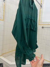 Load image into Gallery viewer, 1980s Katharine Hamnett Silk Cargo Pocket Shirt - Size L