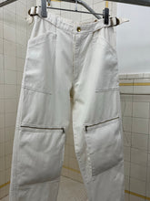 Load image into Gallery viewer, 1980s Armani White Twill Flight Pants - Size XS