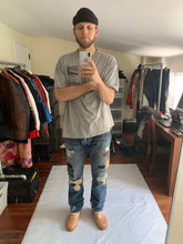Load image into Gallery viewer, 2000s Yohji Yamamoto x Spotted Horse Repaired Distressed Denim - Size L