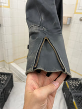 Load image into Gallery viewer, 2000 Comme des Garcons Homme Distressed Cropped Leather Jacket - Size S