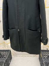 Load image into Gallery viewer, 2000s Mandarina Duck Shoulder &amp; Pocket Slit Padded Long Coat - Size M