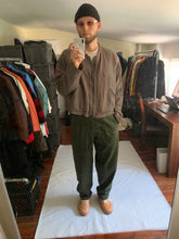 Load image into Gallery viewer, 1990s Armani Cropped Linen Collarless Swing Jacket - Size XL