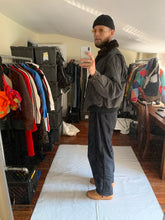 Load image into Gallery viewer, 1990s Armani Washed B-15 Bomber Jacket with Removable Fur Collar and Articulated Shoulder Gusset - Size XL