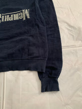 Load image into Gallery viewer, 2000s Bernhard Willhelm Faded Aqua Insideout Crewneck with Kangaroo Pocket - Size M
