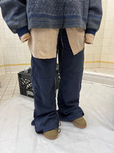 Load image into Gallery viewer, 2000s Armani Navy Futuristic Padded Nylon Pants - Size S