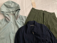 Load image into Gallery viewer, 1990s Katharine Hamnett Glacier Blue Military Parka with Ribbed Neck Hood - Size OS