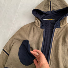 Load image into Gallery viewer, 2000s Mandarina Duck Panelled Cotton Zip Hoodie - Size L