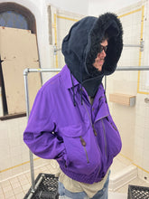 Load image into Gallery viewer, 1980s Armani Dual Zip Iridescent Flight Jacket - Size XL