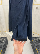 Load image into Gallery viewer, 1990s Vexed Generation Futuristic Denim Velcro Jacket - Size L