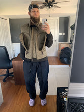 Load image into Gallery viewer, aw1992 Issey Miyake Khaki Quilted Nylon Hidden Cargo Pocket Vest - Size XL