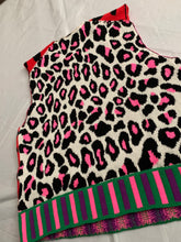 Load image into Gallery viewer, ss2018 CDGH+ Red Leopard Print Knitted Vest - Size M