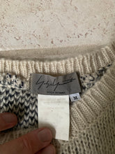Load image into Gallery viewer, aw1996 Yohji Yamamoto Eagle Sleeve Intarsia Knit - Size M