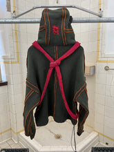 Load image into Gallery viewer, Seeing Red Green Dyed Elephant Trunk Hoodie with Red Token Bag - Size OS