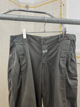 Load image into Gallery viewer, 1980s Marithe Francois Girbaud Massive Stone Brown Pleated Paneled Baggy Trousers - Size XL
