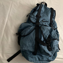 Load image into Gallery viewer, 1990s Vintage Nike Glacier Blue Nylon Parachute Backpack - Size OS