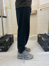 Load image into Gallery viewer, 1980s Katharine Hamnett Faded Black Cotton Joggers with Adjustable Cuffs - Size M