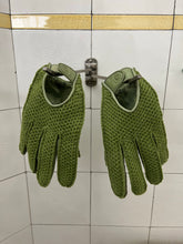 Load image into Gallery viewer, 1980s Armani Tonal Green Gloves - Size M