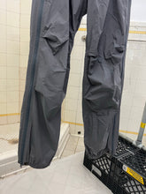 Load image into Gallery viewer, 1990s Lad Musician Gunmetal Full Side Zip Nylon Pants - Size OS
