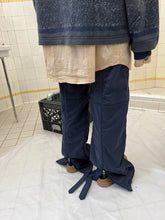 Load image into Gallery viewer, 2000s Armani Navy Futuristic Padded Nylon Pants - Size S