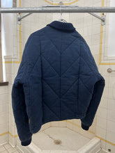 Load image into Gallery viewer, 1990s Armani Cropped Quilted Denim Bomber Jacket - Size L