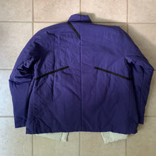 Load image into Gallery viewer, 1990s Armani Cropped Purple Wrap Jacket - Size L