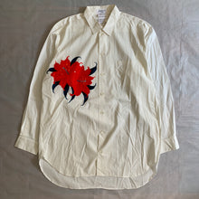 Load image into Gallery viewer, ss1987 Yohji Yamamoto Red Lilly Shirt - Size OS