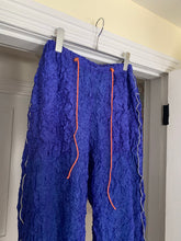 Load image into Gallery viewer, aw1999 Issey Miyake Blue Crinkled Bungee Pants - Size M