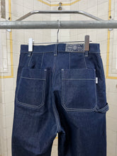 Load image into Gallery viewer, 1990s Dexter Wong Darted Knee Denim Carpenter Pants - Size M