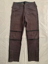 Load image into Gallery viewer, 2001 General Research Faded Plum Ribbed Paneled Bike Pants - Size L